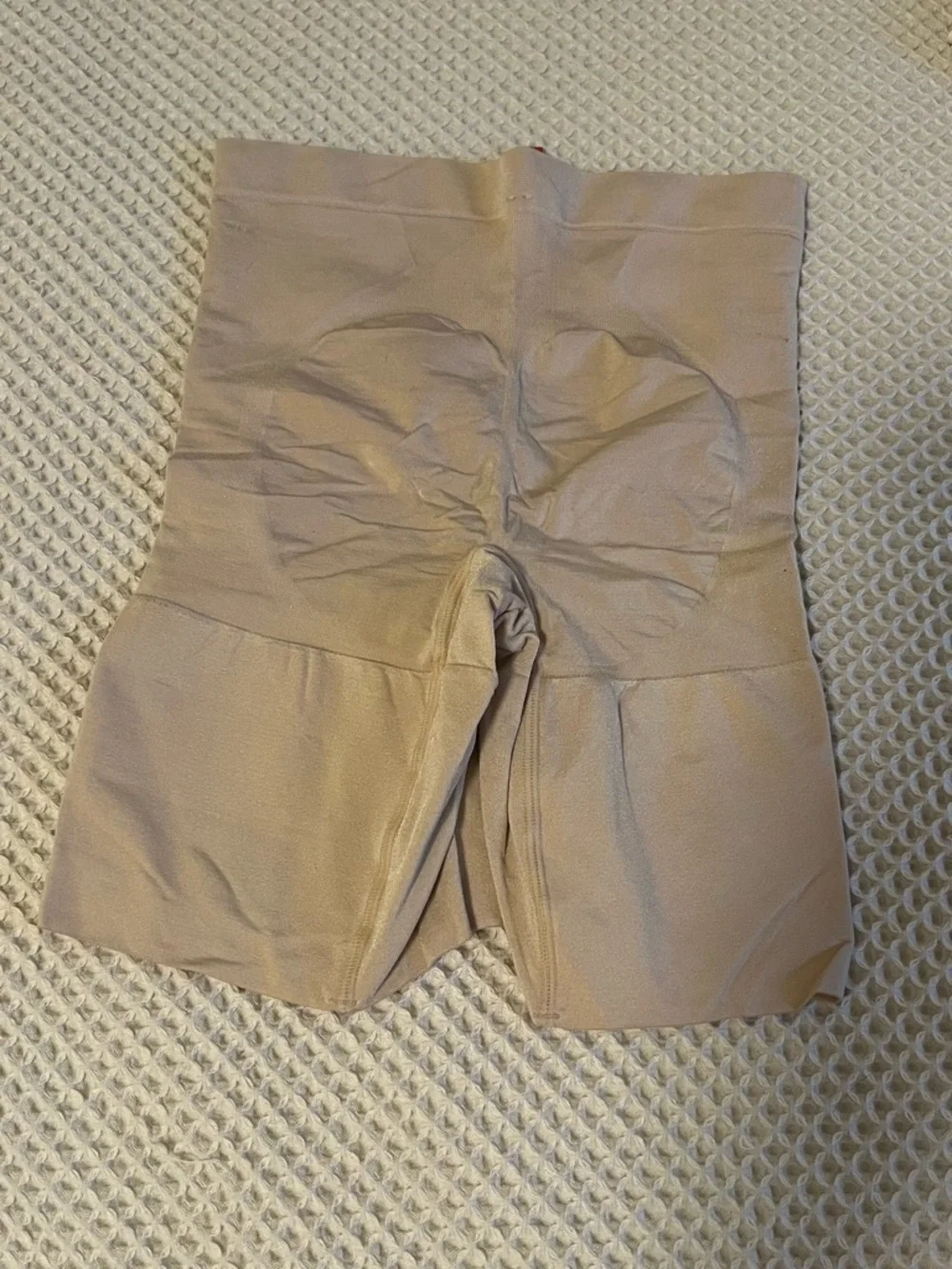 SPANX SMALL High-Waist Nude Shaping Bodysuit Shorts - Picture 9 of 10